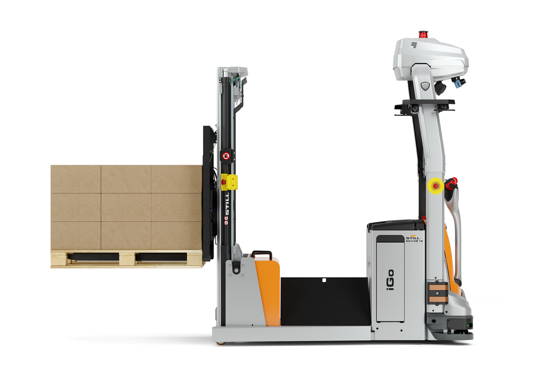 EXV-CB iGo: STILL rozširuje portfólio automatizácie o nový automatizovaný vysokozdvižný paletový vozík s protizávažím