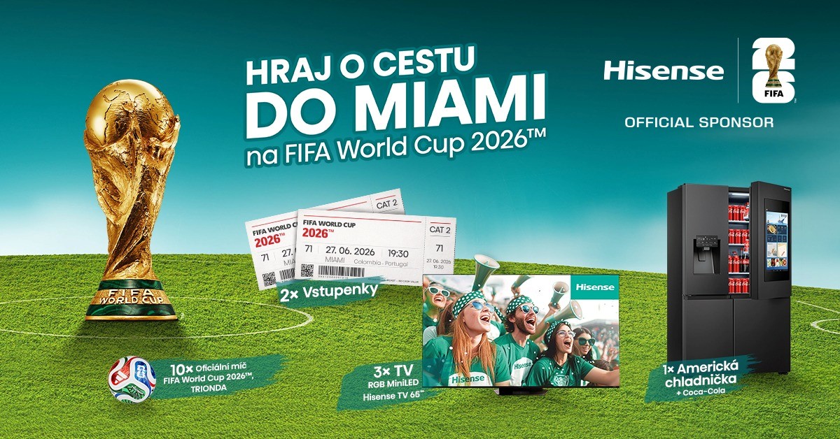 Vyhraj cestu na Miami: Hisense prináša fanúšikom futbalu jedinečnú šancu zažiť FIFA World Cup 2026 naživo