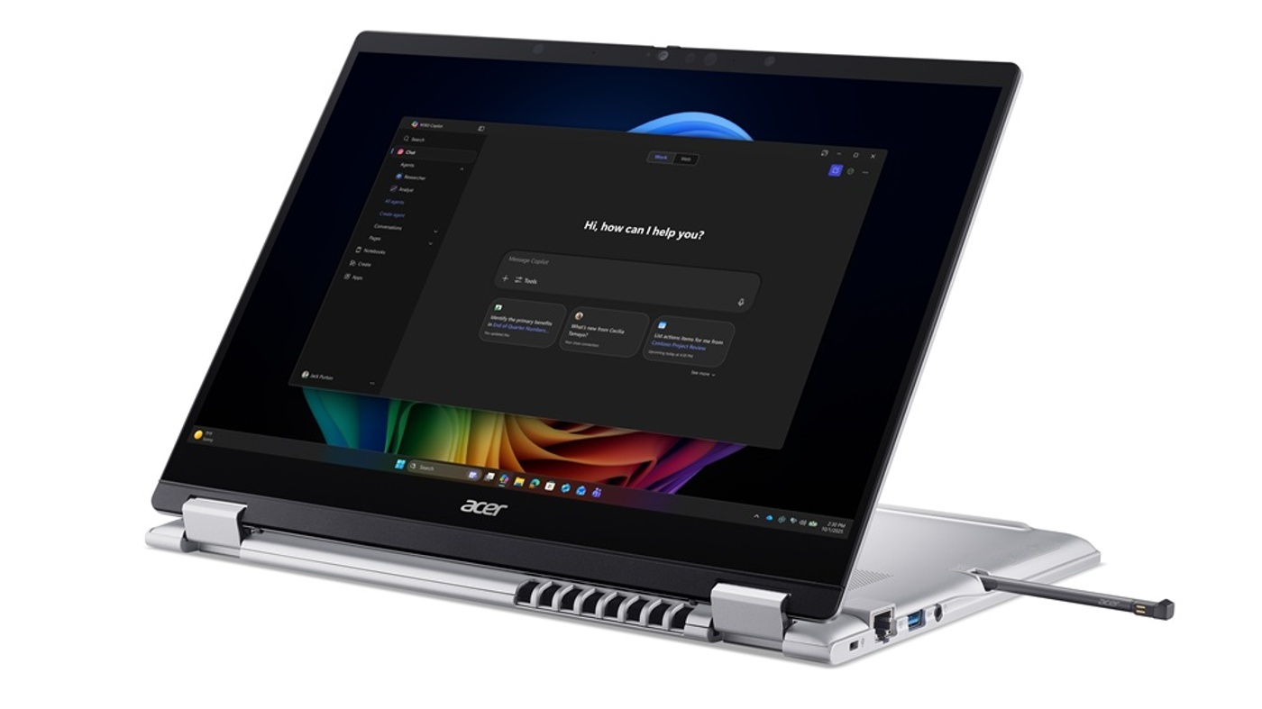 Acer predstavuje prvý Copilot+ PC série TravelMate P4 a P2 s procesormi Intel Core Ultra Series 3 s Intel vPro