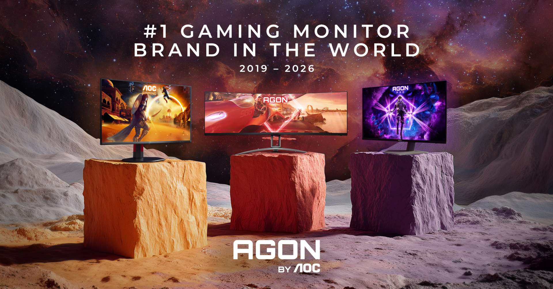 AGON by AOC potvrdzuje svoju pozíciu európskej jednotky medzi značkami gaming monitorov