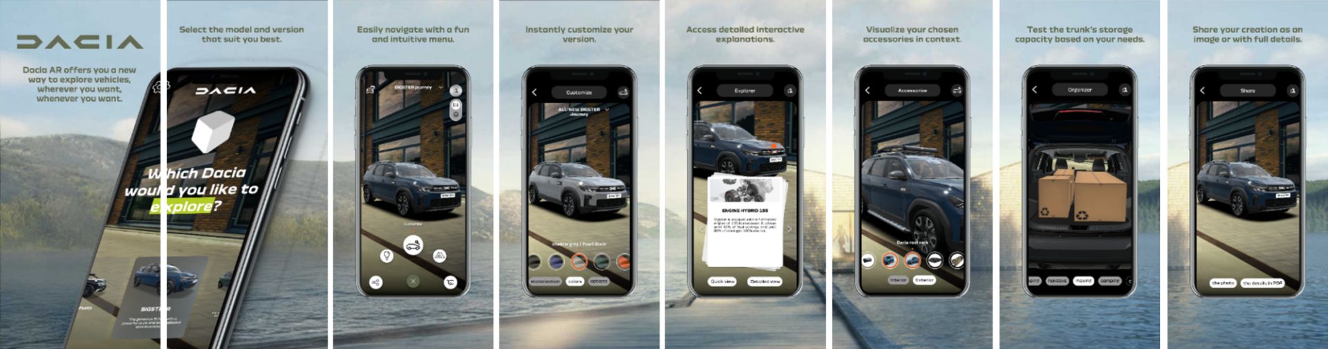 Dacia AR: Celý rad vozidiel v rozšírenej realite, priamo vo vašom smartfóne