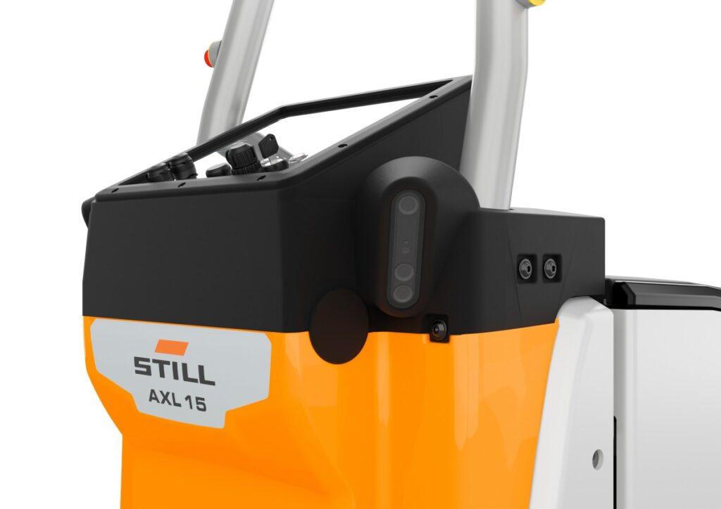 Model AXL 15 iGo je vybavený najmodernejšími senzormi a kamerami, ktoré spoľahlivo detegujú prekážky či zmeny na trase a reagujú na ne v reálnom čase.