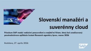 Prieskum: dáta chceme mať len v EÚ. Viac ako polovica firiem je ochotná si za to priplatiť