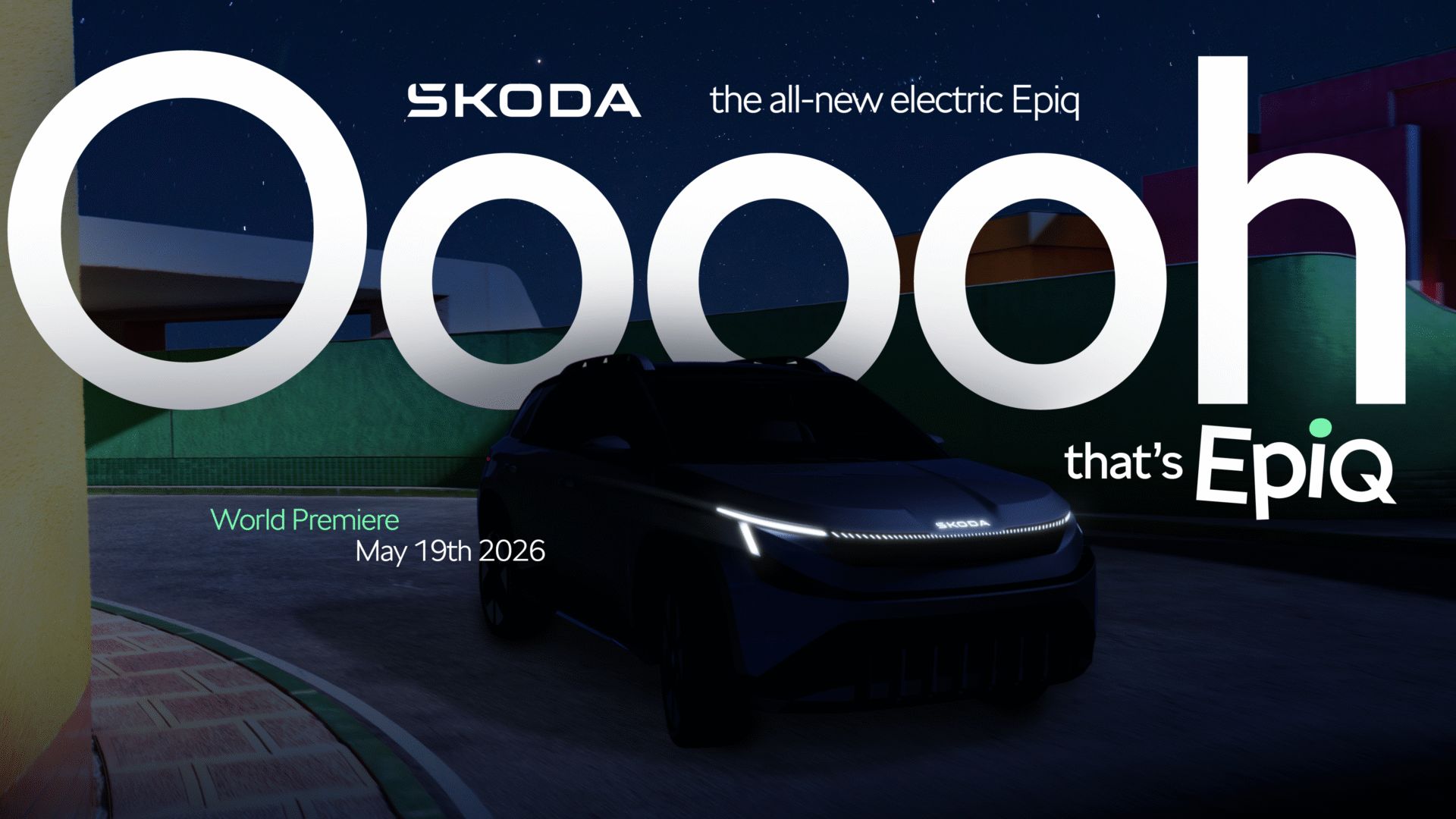 Svetová premiéra úplne nového modelu Škoda Epiq: Živý prenos z Zürichu