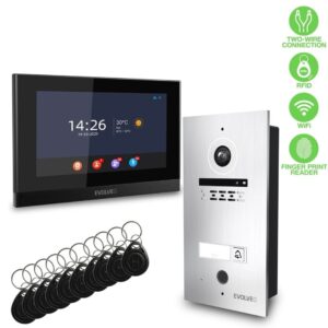 EVOLVEO DoorPhone ID-1: Inteligentný videotelefón s biometrickým zabezpečením, kamerou Full HD