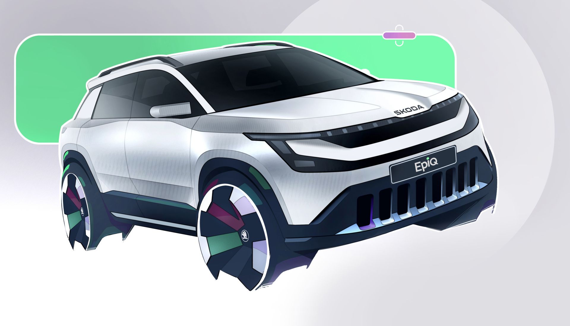 Škoda predstavuje prvé interiérové skice a oznamuje dátum svetovej premiéry elektrického modelu Epiq
