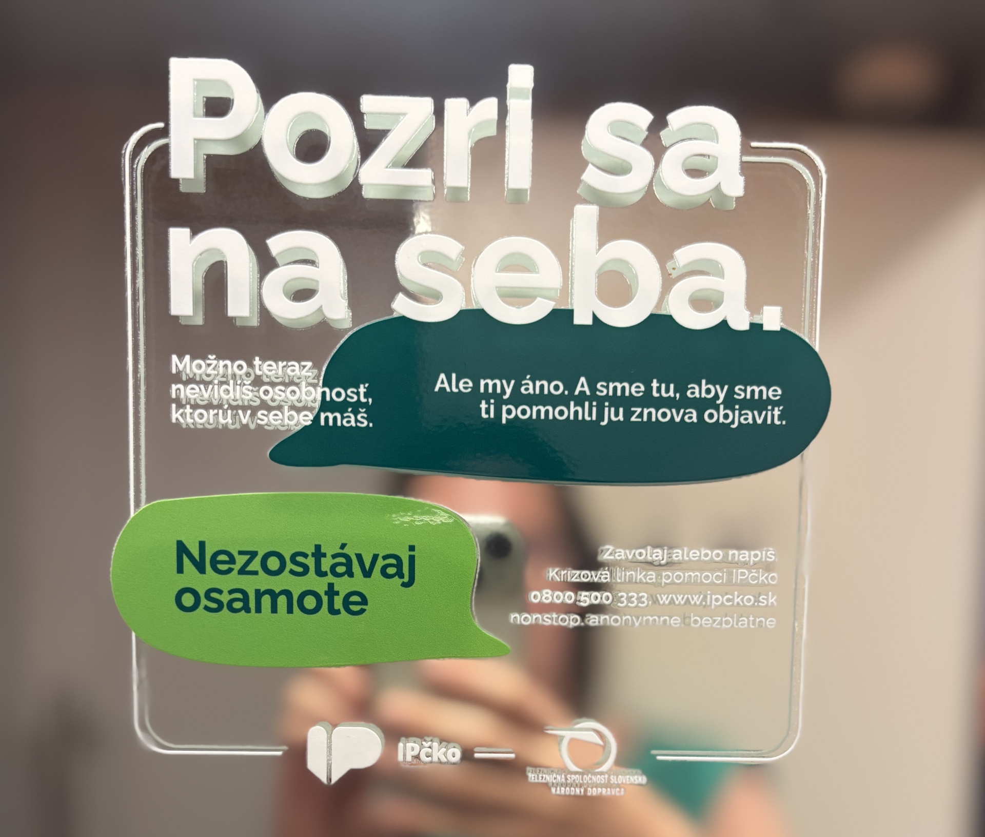 Pomoc, ktorá má zmysel: ZSSK a IPčko pokračujú v podpore duševného zdravia