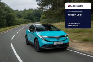 Úplne nový Nissan LEAF získal ocenenie „Editor’s Choice“ v rámci súťaže Autotrader Drivers’ Choice Awards 2026