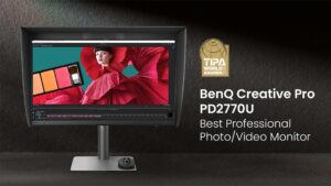 Monitor BenQ PD2770U získal ocenenie TIPA World Award 2026 v kategórii „Najlepší profesionálny monitor pre fotografiu a video“