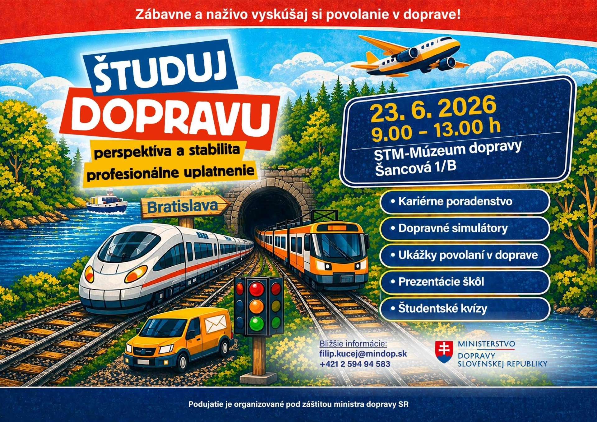 ZSSK pozýva mladých objaviť svet dopravy do Bratislavy. Technika, simulátory aj tipy pre budúcu kariéru