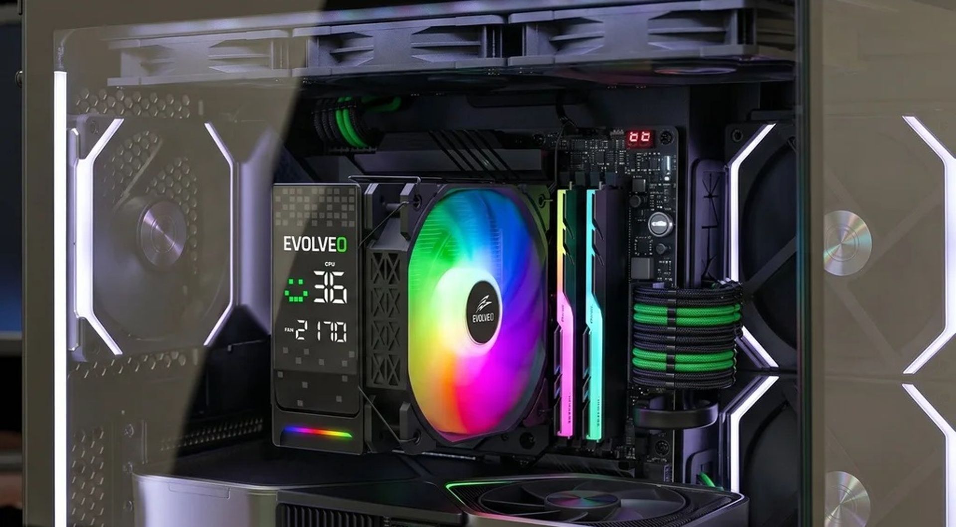 EVOLVEO uvádza na trh nový chladič procesora QuietCool7 s digitálnym displejom