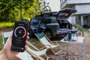 Režim kempovania po novom v aplikácii MyŠkoda: pohodlné nocovanie v elektromobiloch