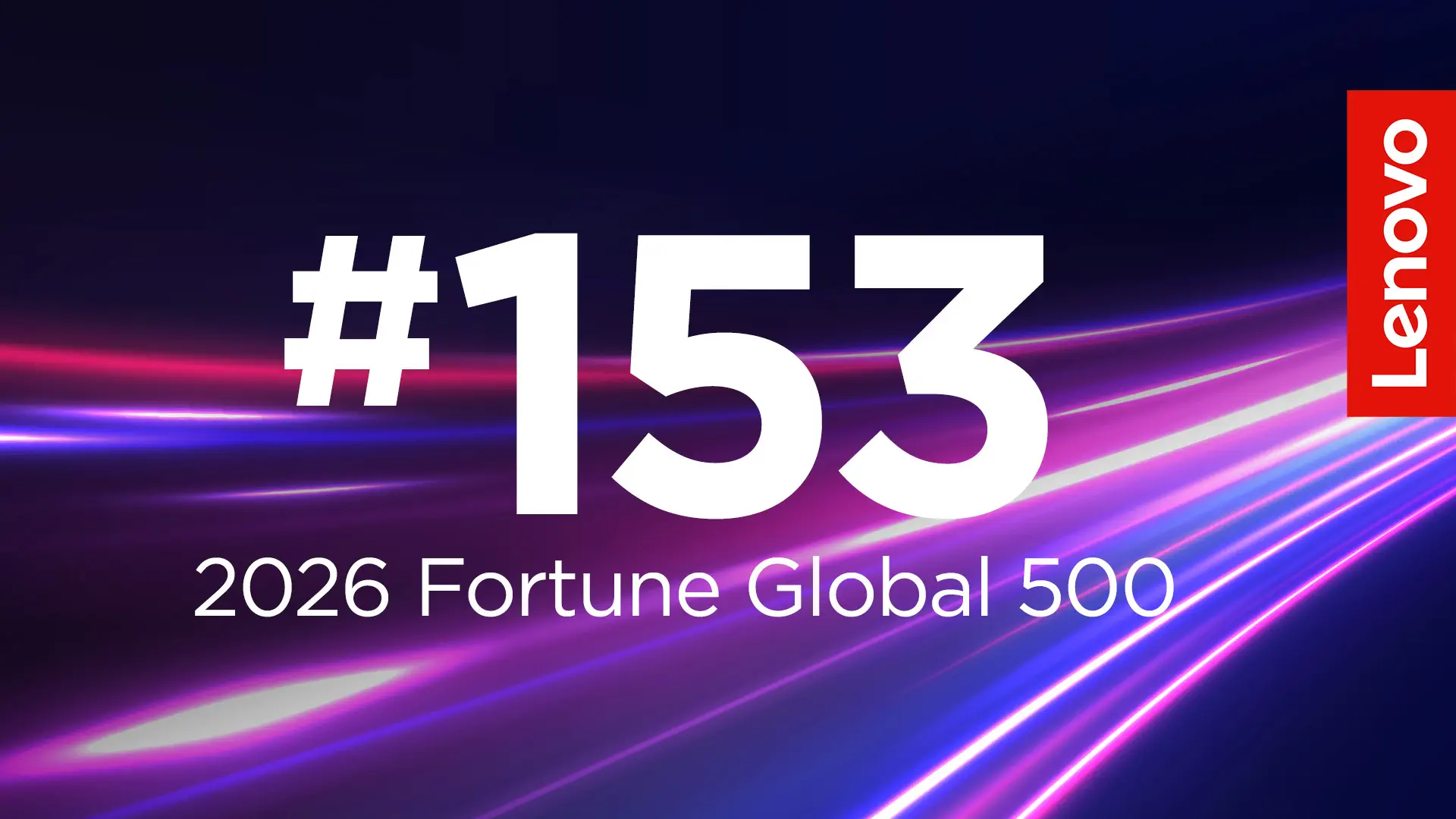 Spoločnosť Lenovo sa posunula na 153. miesto v rebríčku Fortune Global 500: Jej rast poháňa podnikanie založené na umelej inteligencii