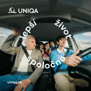 UNIQA spúšťa kampaň na poistenie auta: stavia na jednoduchosti, bezlimitnom poistení skiel a pomoci na cestách