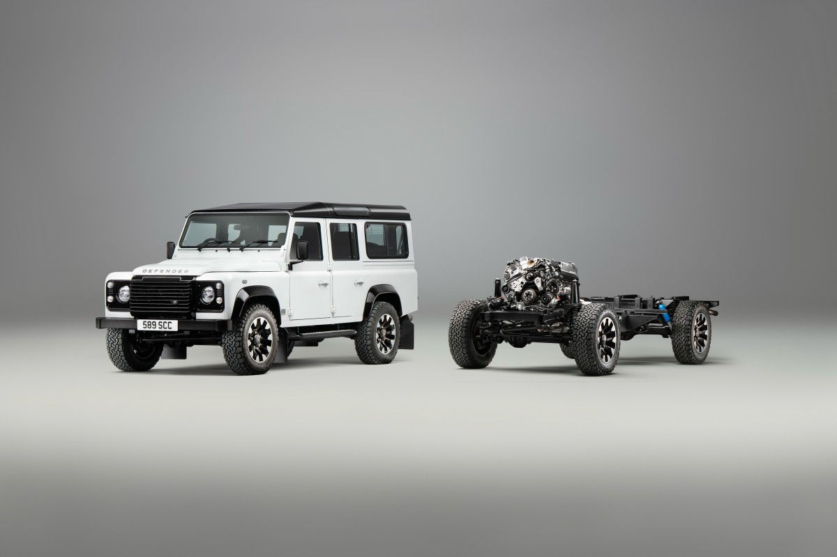 Divízia Defender Classic uvádza nový program vylepšení, ktorého vrcholom je prestavba Works V8