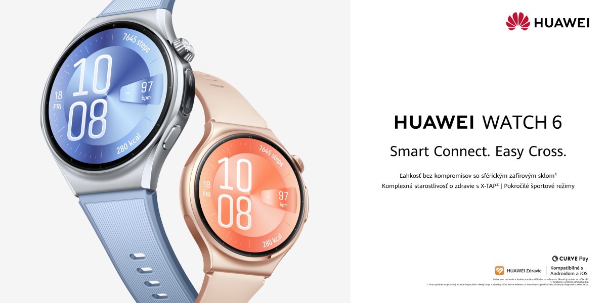Spoločnosť Huawei uvádza na slovenský trh sériu smart hodiniek Huawei Watch 6: Prémiové hodinky, ktorým záleží na vašom zdraví