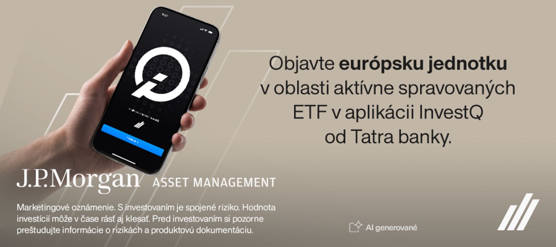 InvestQ prináša do investičnej ponuky fondy od J.P. Morgan Asset Management