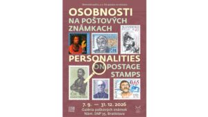 Veľké osobnosti na malých známkach. Slovenská pošta otvorí novú výstavu v Galérii poštových známok