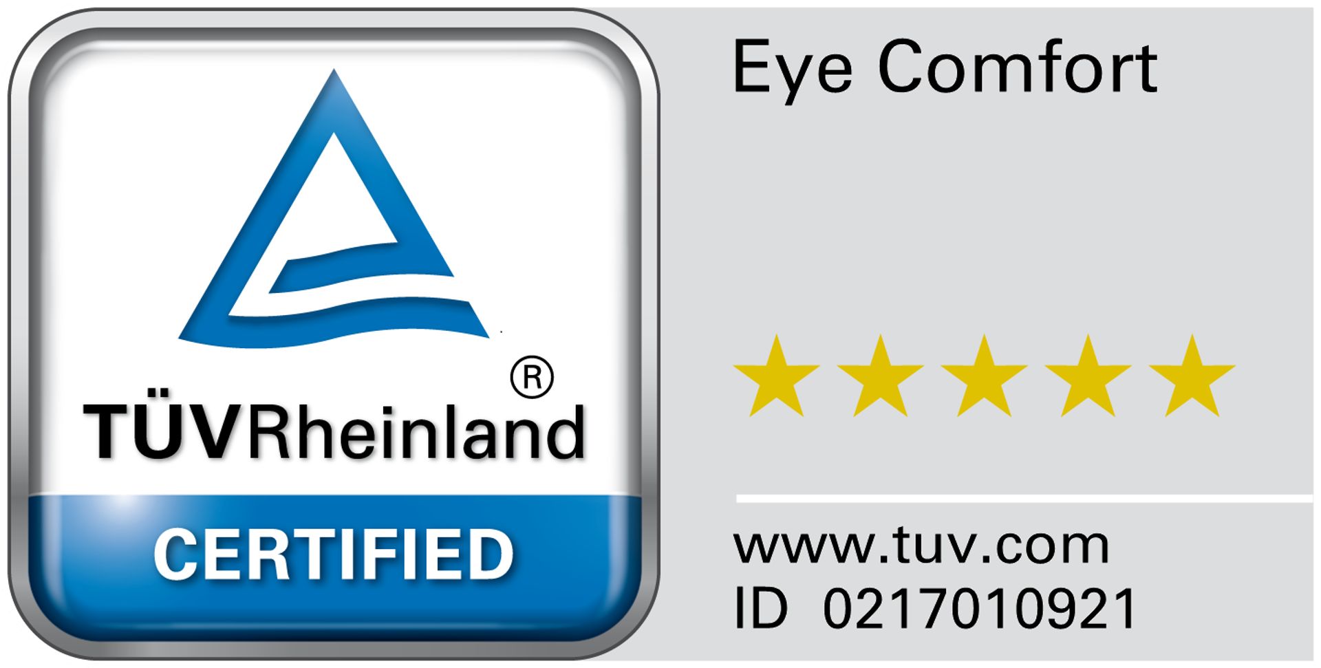 Projektory Epson získali päťhviezdičkový certifikát TÜV Rheinland „Eye Comfort“