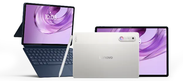 Yoga Tab Gen 2 vo farbách Cosmic Blue a Seashell