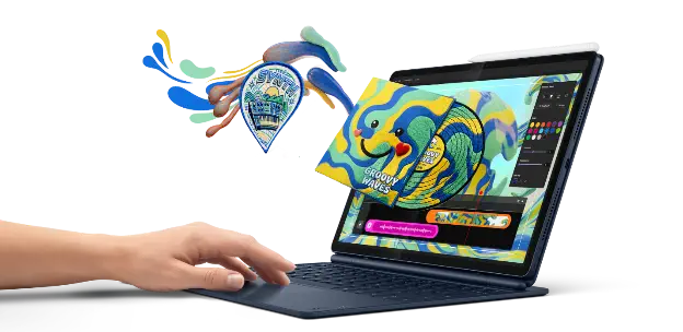 Yoga Tab Plus Gen 2 vo farbe Cosmic Blue