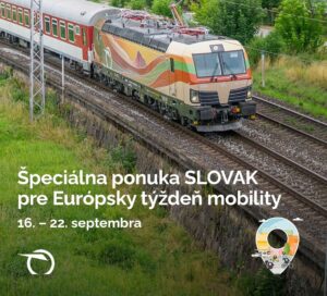 ZSSK podporí Európsky týždeň mobility zvýhodnenými lístkami SLOVAK