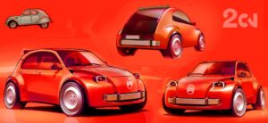 CITROËN 2 CV Concept. Ilustrácie, ktoré stoja za týmto konceptom