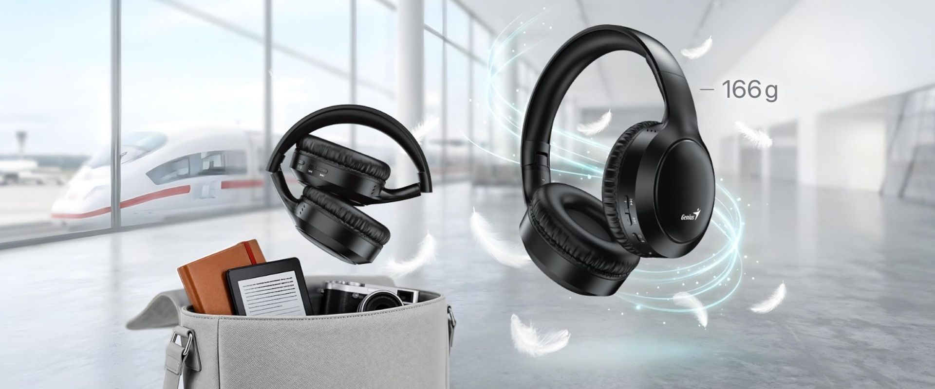 Genius predstavil skladací Bluetooth headset HS-800BT
