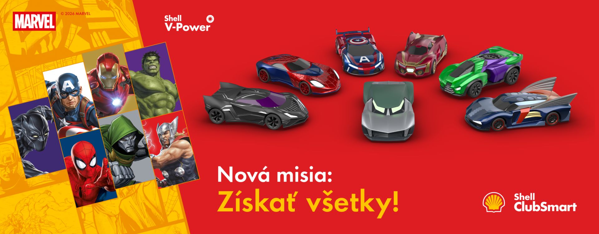 MARVEL Racers prichádzajú na Shell