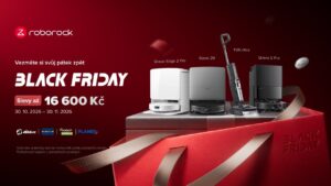 Roborock spúšťa Black Friday so zľavami až 16 600 Kč
